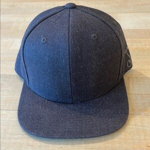Grassroots grey charcoal colored Men's Cap with stash pocket